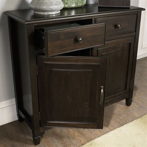 Simpli Home Connaught 2 Drawers And 2 Door Entryway Storage Cabinet