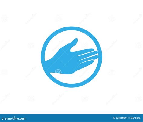 Hand Care Logo Template Vector Icon Business Symbols Stock Vector