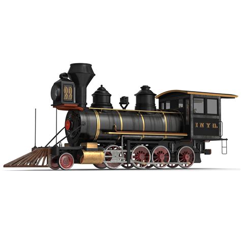 Steam Train Locomotive 3 3d Max