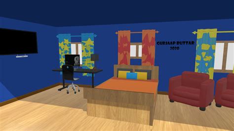 My Dream Bedroom 3d Model By Sparkproject3d F5679b8 Sketchfab