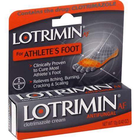 Lotrimin Antifungal Cream For Athletes Foot Shop Harter House