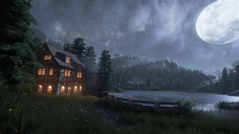 Creating a quick Unreal Engine 4 Night/Lake Scene - YouTube