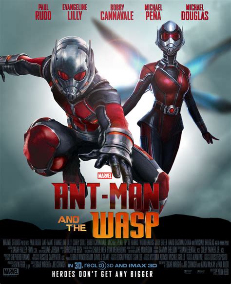 Ant Man And The Wasp Movie Poster By Arkhamnatic On Deviantart