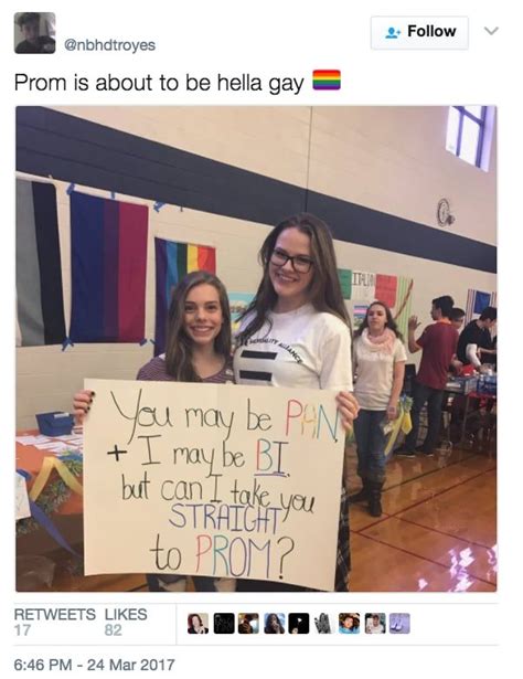 Two Girls Holding A Sign That Says From Is About To Be Hella Gay