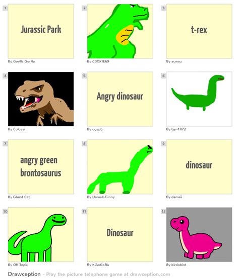 Jurassic Park Drawception