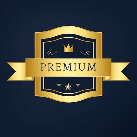 Free Vector Premium Collection Badge Design Vector