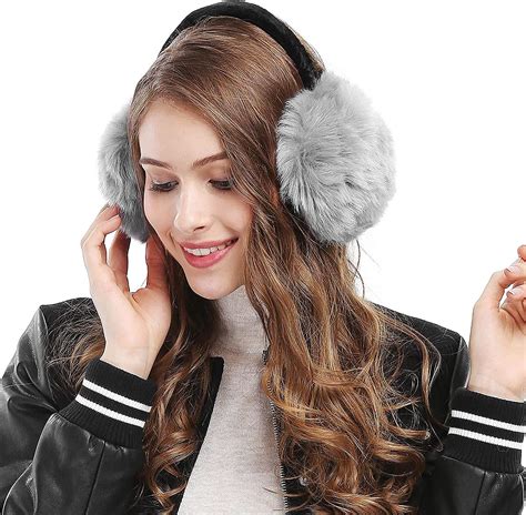 Buy Lady Winter Fashion Ear Warmers Earmuffs At