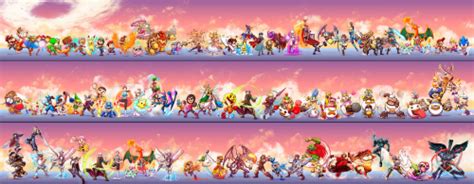 Super Smash Bros Ultimate Roster Template Digitalpictures