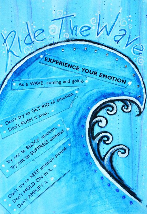 Ride The Wave Of Emotion Dbt Art Therapy Art Therapy Activities