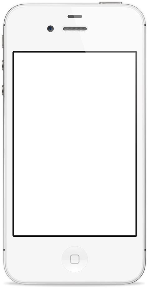 Transparent Iphone Template