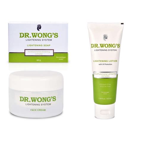 Dr Wong Lightening Soap Face Cream Lotion Shopee Philippines