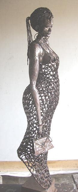 elegantly sculpture by dada oluwaseun adedayo fine art america