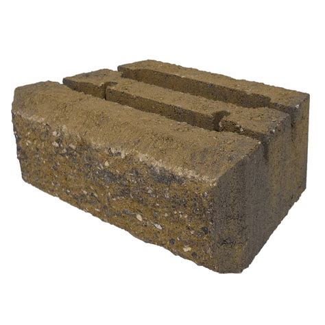 Insignia Tancharcoal Retaining Wall Block Common 4 In X 12 In