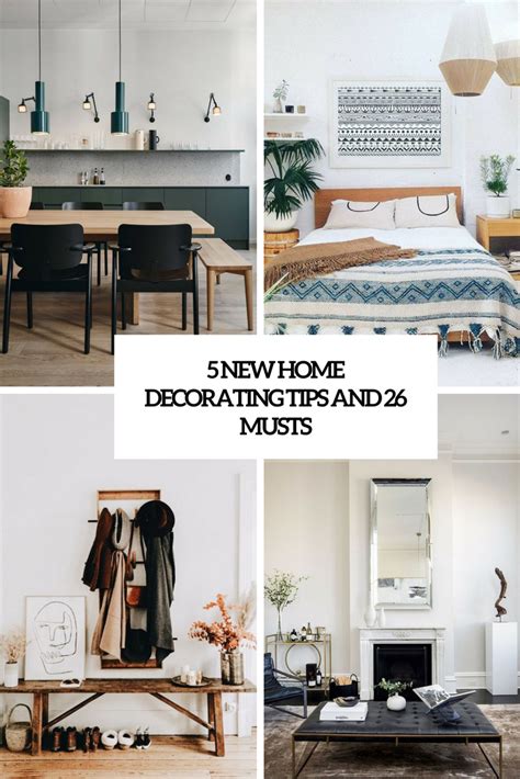 5 New Home Decorating Tips And 26 Musts Digsdigs
