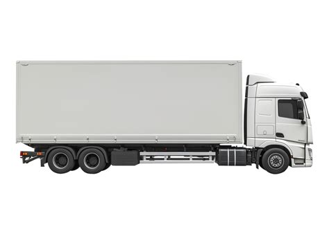 Cargo Truck With Container In Png 23628954 Png