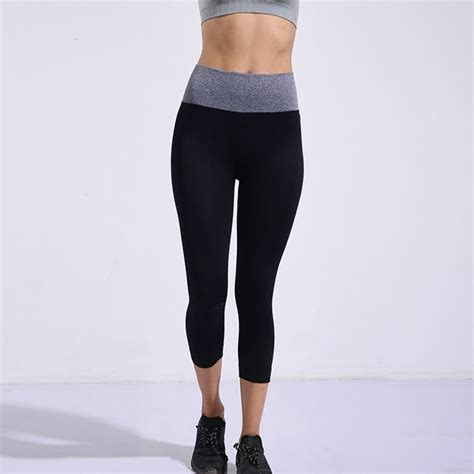 women yoga pants sports running sportswear moisture absorption sweat sweating body seven pants