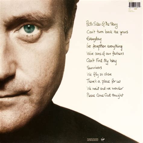 1993 Both Sides Phil Collins Rockronología