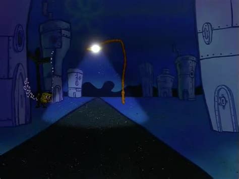 Yarn Quick Get Under The Street Light Spongebob Squarepants 1999
