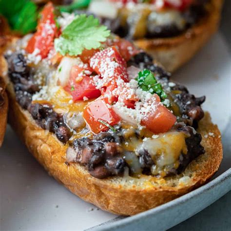 Authentic Mexican Molletes Relish