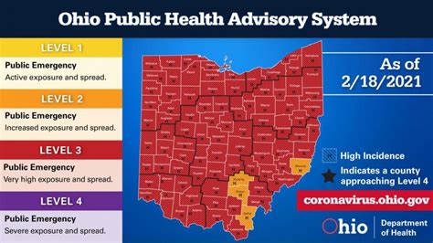 Public Health Advisory Maps And Travel Guidance Portage County Oh