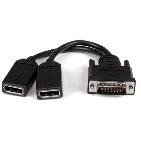 Dms 59 To Displayport 8in Dms 59 To 2x Dp Y Cable