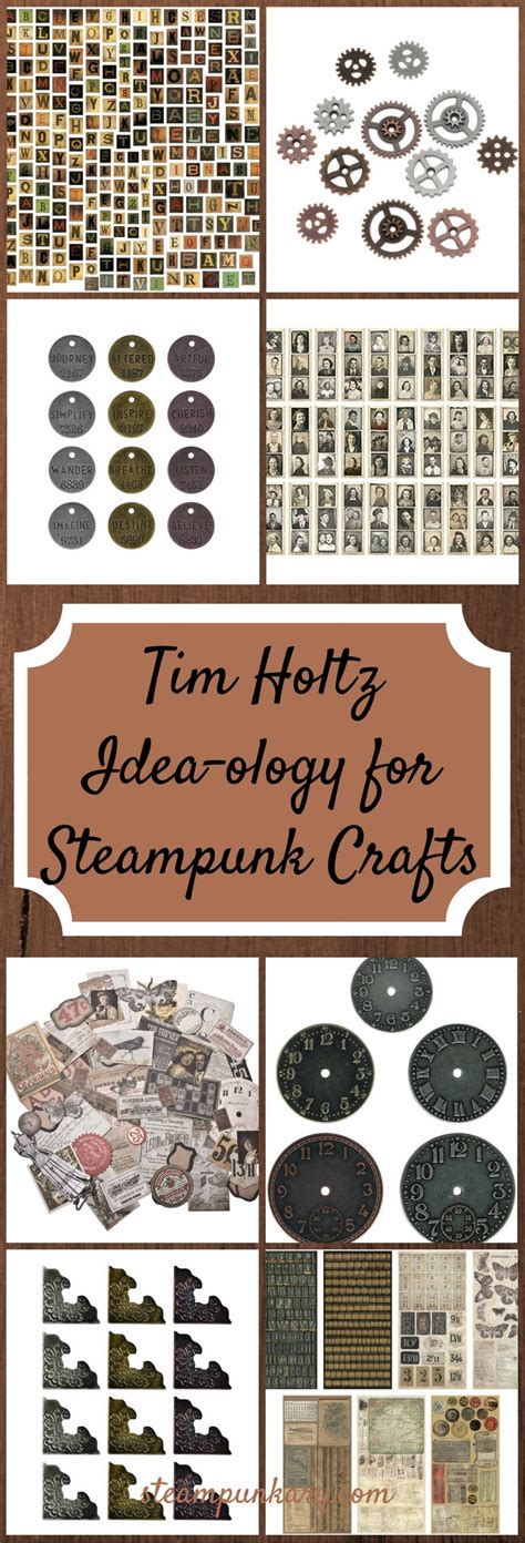 Tim Holtz Idea Ology For Steampunk Crafts