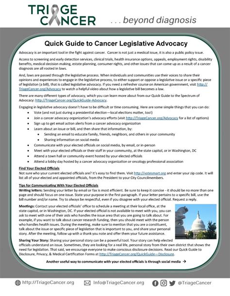 Quick Guides Triage Cancer Finances Work Insurance Triage Cancer