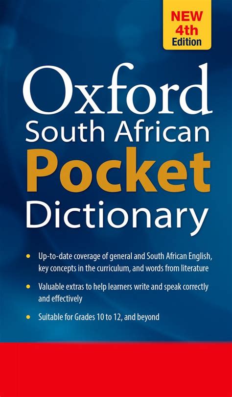 Oxford University Press Oxford South African Pocket Dictionary 4e