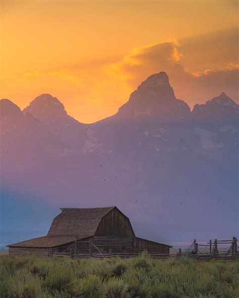 Grand Tetons National Park Sunsets At The Grand Tetons Are Hard To