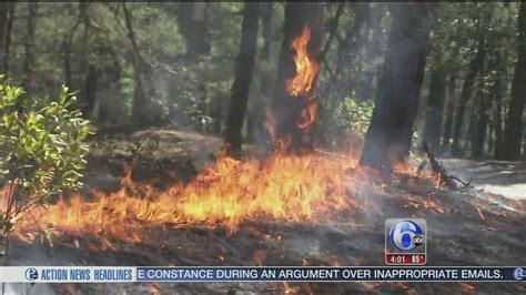 Hot Dry Conditions Mean Big Forest Fire Risk 6abc