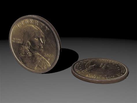 Dollar Coin 3d Model Sharecg