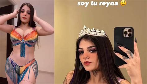 Karely Ruíz se convierte en reina con lencería de arcoíris de pedrería Pia Sexy