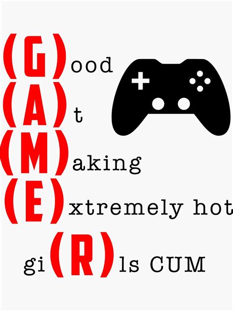 Yeah Im A Gamer Sticker By Felixcreator Redbubble