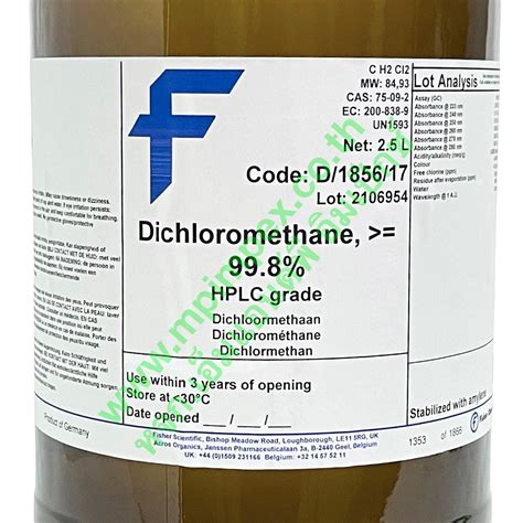 Fisher Chemical Dichloromethane Hplc M P