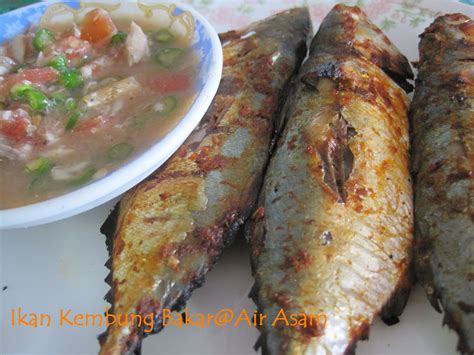 Makanan bernutrisi menu kukusan lainnya. Ikan Kembung Bakar & Air Asam | Resepi Minggu Ini