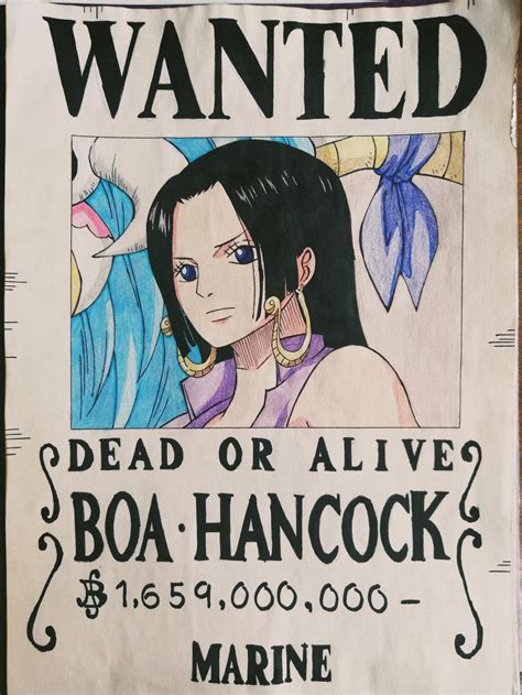 Hancock One Piece Wanted