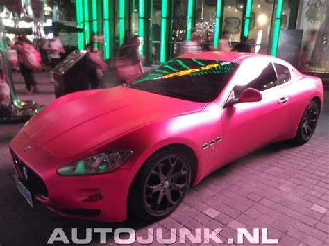 Maserati Granturismo Mat Roze Gespot Op Autoblog Nl