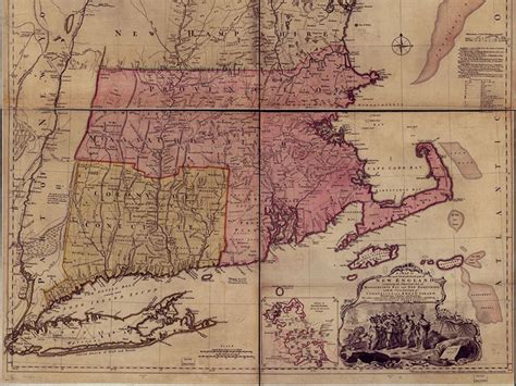 Mapping Colonial New England Looking At The Landscape Of New England