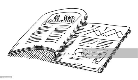 Sample Print Magazine Drawing High Res Vector Graphic Getty Images