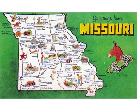 Missouri Tourist Attractions Map