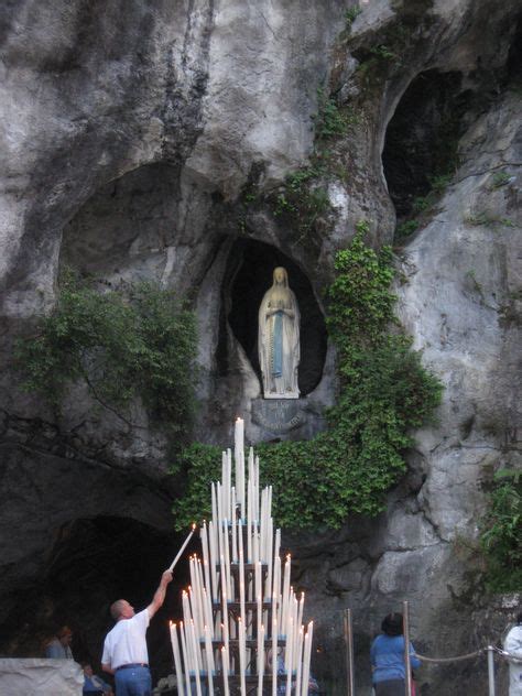 The Grotto At Lourdes France