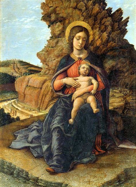 Madonna And Child 1489 1490 By Andrea Mantegna Galleria Degli Uffizi