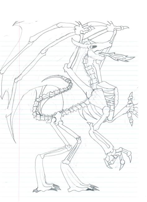 Skeleton Dragon By Nintendraw On Deviantart
