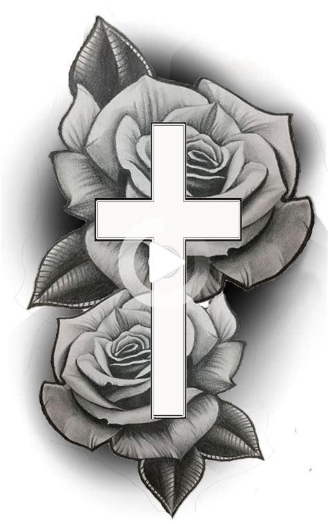 The Best Tattoo Cross With Roses Designs Ideas Photography