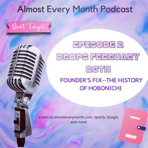 Ep 2 History Of Hobonichi Rhobonichi
