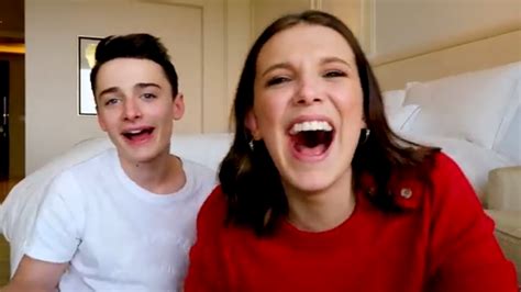 Millie Bobby Brown And Noah Schnapp X Noahs Youtube Channel Millie