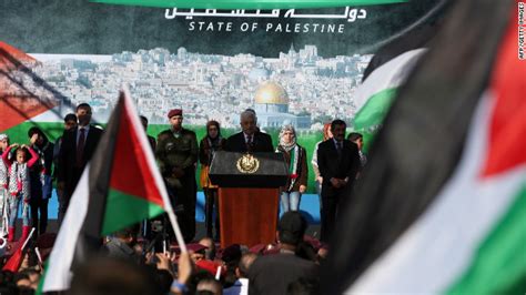 palestinian authority rebrands itself state of palestine after u n vote cnn
