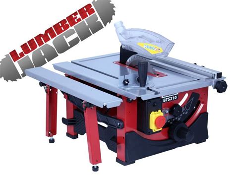 Lumberjack Bts210 8 Inch 210mm Bench Top Table Saw 230v Tools Table