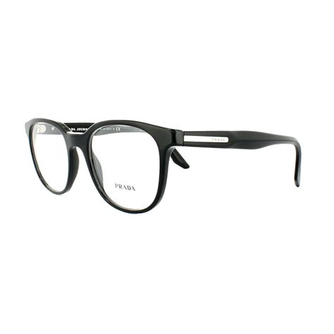 Prada Eyeglasses Frames Pr 04uv 1ab1o1 Black Mens 52mm 8053672780864 Ebay