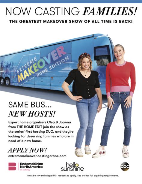 Extreme Makeover Home Edition Casting Families Needing A New Home In Houston Texas Auditions